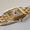 Stainless Steel / 18ct Yellow Gold, Cartier, Santos Panth&egrave;re SM Quartz Wristwatch, circa 1980's - 1990's - 2