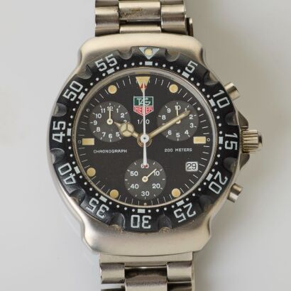 Stainless Steel, TAG Heuer Formula 1 Chronograph Wristwatch, circa early 1990's