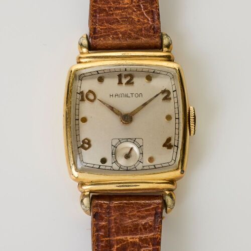 14ct Yellow Gold Filled, Hamilton "Norman" Wristwatch, circa 1946-1952
