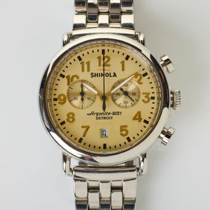Stainless Steel, Shinola Detroit, Runwell Quartz Chronograph Wristwatch
