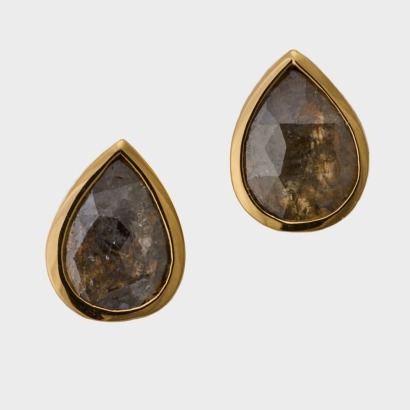 18ct Yellow Gold, 0.96ct Diamond Stud Earrings