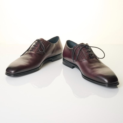 Moreschi, Dark Brown Mens Renzo Nabuk Oxfords, Size 11 UK with Box