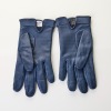 The Glove Shop, 100% Quilted Leather, Navy Gloves - 2