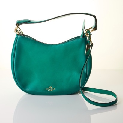 Coach, Green Nomad Crossbody Bag