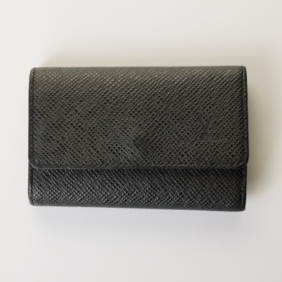 Louis Vuitton, Charcoal Grained Key Holder