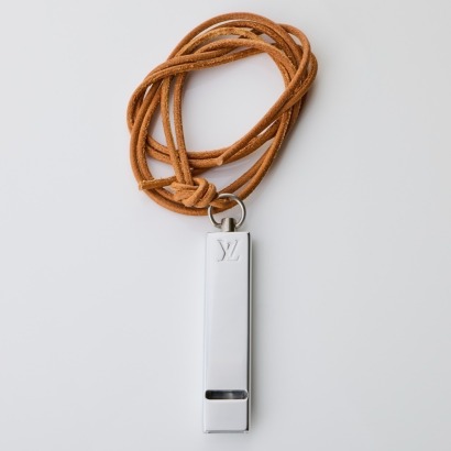 Louis Vuitton, America's Cup 2000 Whistle with Tan Leather Neck Cord