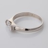 18ct White Gold, 0.68ct Marquise Cut Diamond Solitaire Ring - 2