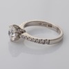 18ct White Gold, 1.10ct Diamond / 0.24ct Diamond Ring - 2