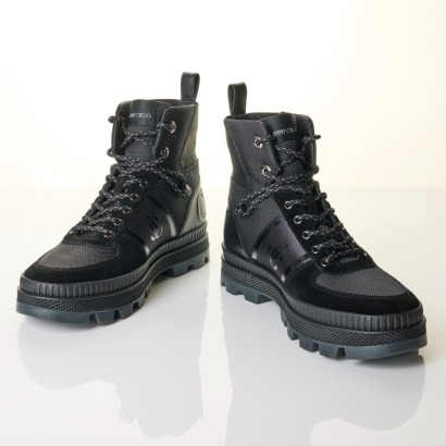 Jimmy Choo, Normandy Black Boots, Size 40 with Box