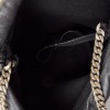 Saint Laurent, Black Vegan Leather Bucket Bag - 4