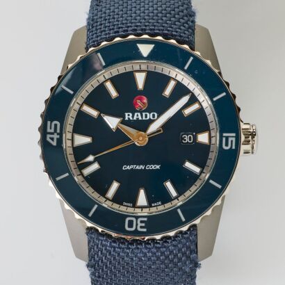 Hardened Titanium, Rado Captain Cook Hyperchrome Automatic Wristwatch with Box and Paperwork, circa 2019