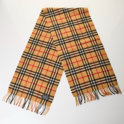 Burberry, 100% Cashmere Camel Scarf