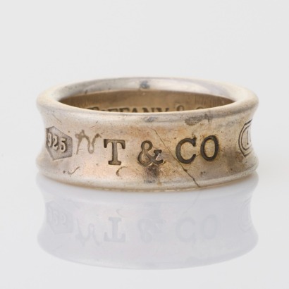 Tiffany & Co, Sterling Silver, 1837 Ring