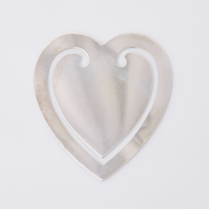 Tiffany & Co, Sterling Silver, Heart Bookmark