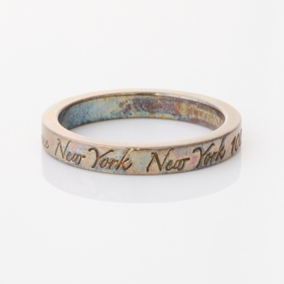 Tiffany & Co, Sterling Silver, New York Ring