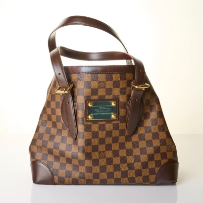 Louis Vuitton, Damier Ebene Hampstead MM Bag