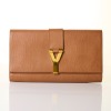 Saint Laurent, Brown Sac Clutch