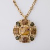 Chanel, Multicolour Enamel / Crystal Pendant Necklace