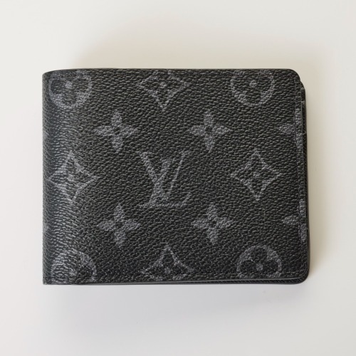 Louis Vuitton, Monogram Eclipse Bifold Wallet with Box