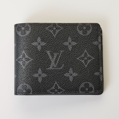 Louis Vuitton, Monogram Eclipse Bifold Wallet with Box