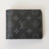 Louis Vuitton, Monogram Eclipse Bifold Wallet with Box