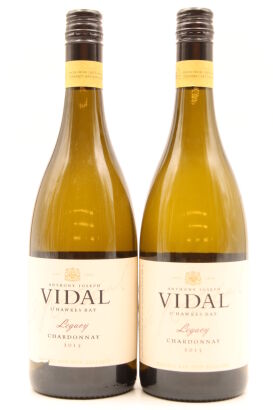 (2) 2015 Vidal Estate Legacy Chardonnay, Hawkes Bay [BC97]