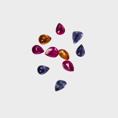 Mixed Corundum Parcel, 2.47cts Total Weight