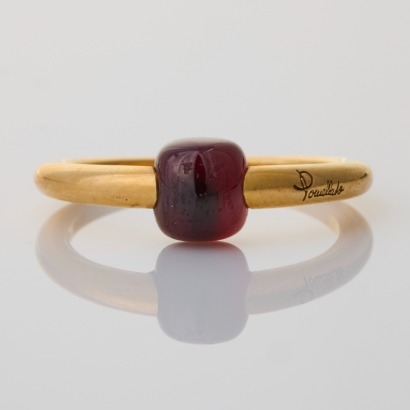 Pomellato, 18ct Rose Gold, Cabochon Cut Garnet Ring