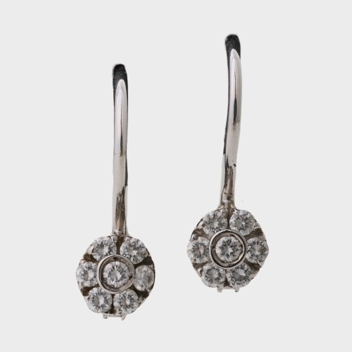 Pasquale Bruni, 18ct White Gold, 0.21ct Diamond Earrings