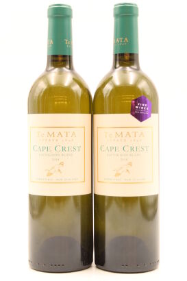 (2) 2018 Te Mata Estate Cape Crest Sauvignon Blanc, Hawkes Bay