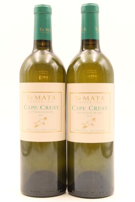 (2) 2017 Te Mata Estate Cape Crest Sauvignon Blanc, Hawkes Bay