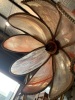 A Brass Tulip Lead Light Standard Lamp - 5