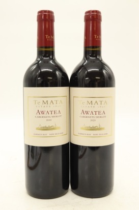 (2) 2020 Te Mata Estate 'Awatea' Cabernets - Merlot, Hawke's Bay
