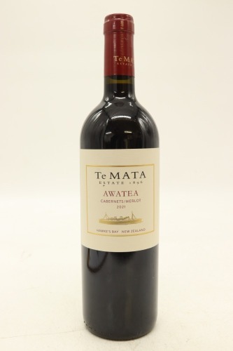 (1) 2021 Te Mata Estate 'Awatea' Cabernets - Merlot, Hawke's Bay