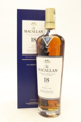 (1) The Macallan Double Cask 18 Year Old 2024 Release Single Malt Scotch Whisky, Speyside, 43% ABV (GB)