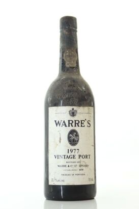 (1) 1977 Warre's Vintage Port, Portugal, 20.7% ABV [JR18]