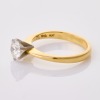 18ct Yellow Gold / Platinum, 1.04ct Diamond Solitaire Ring - 2