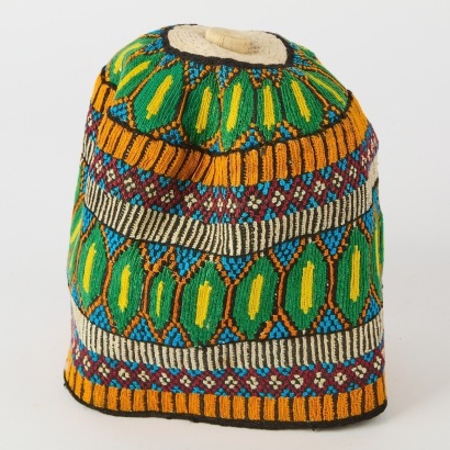 A Vintage Hausa Nigeria Cap, 1950's