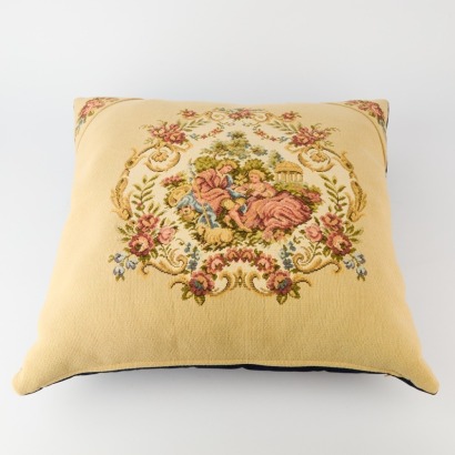 A European Theme Tapestry Pillow