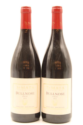 (2) 2014 Te Mata Estate Bullnose Syrah, Hawkes Bay [BC95