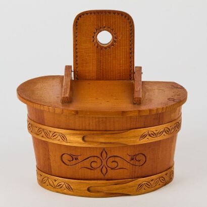 A Vintage Schnitzerei Wooden Holder