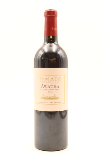 (1) 2015 Te Mata Estate Awatea Cabernets Merlot, Hawkes Bay