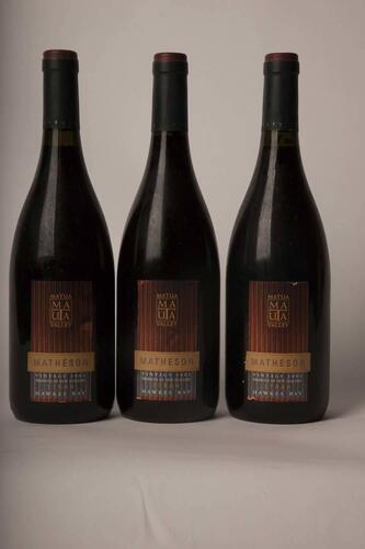 (3) 2002 Matua Matheson Syrah, Hawkes Bay