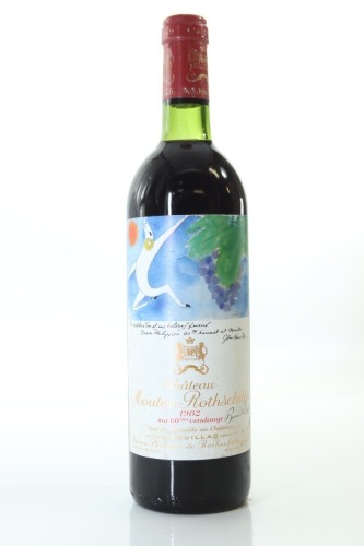 (1) 1982 Chateau Mouton Rothschild, Pauillac [RP100] (TS)