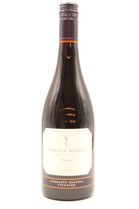 (1) 2019 Craggy Range Syrah, Gimblett Gravels