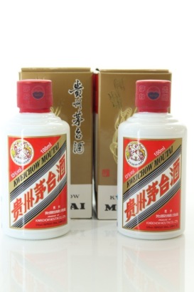 (2) 2021 Kweichow Moutai Flying Fairy, 53% ABV, 100ml (GB)