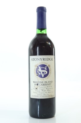 (1) 1988 Stonyridge Vineyard Larose, Waiheke Island (TOL)