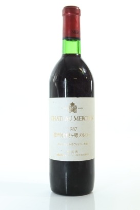 (1) 1987 Chateau Mercian Shinshu Kikyo?ga?hara Merlot, Japan, 720ml