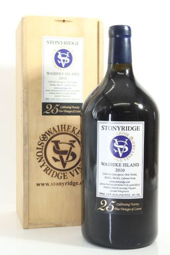 (1) 2010 Stonyridge Vineyard Larose, Waiheke Island, 3000ml (GB) (10 Bottles Made)