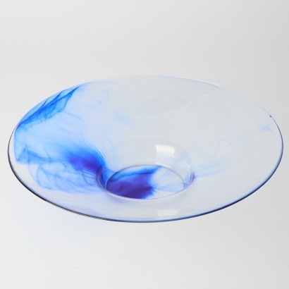 A Large Bormioli Murano Art Glass Centerpiece Bowl AF